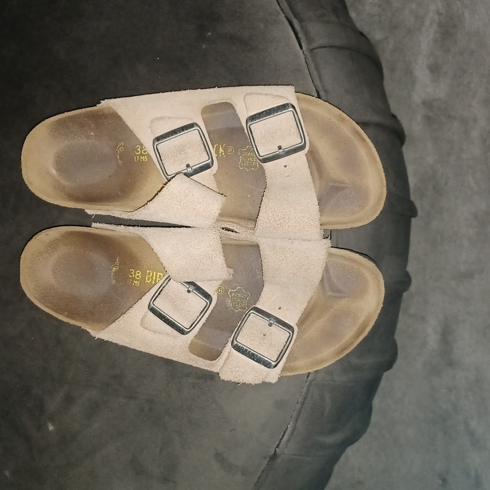 W7/M5 Birkenstock Rose Slides